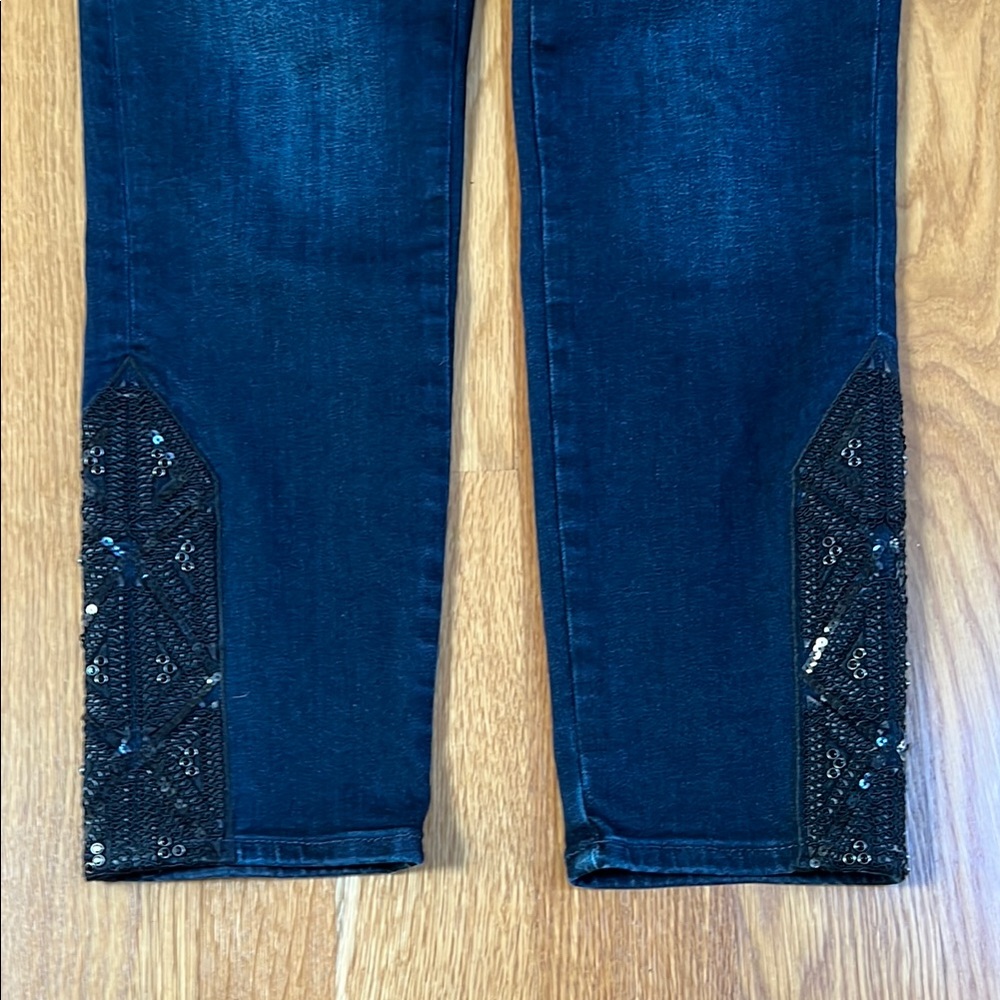 Chico's Sequin Ankle Jeans - Picture 6 of 10
